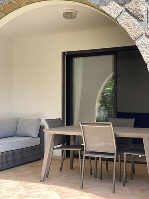 Outdoor dining - Torriciola rental Villa laurels with swimming pool 2 bedrooms (Propriano)