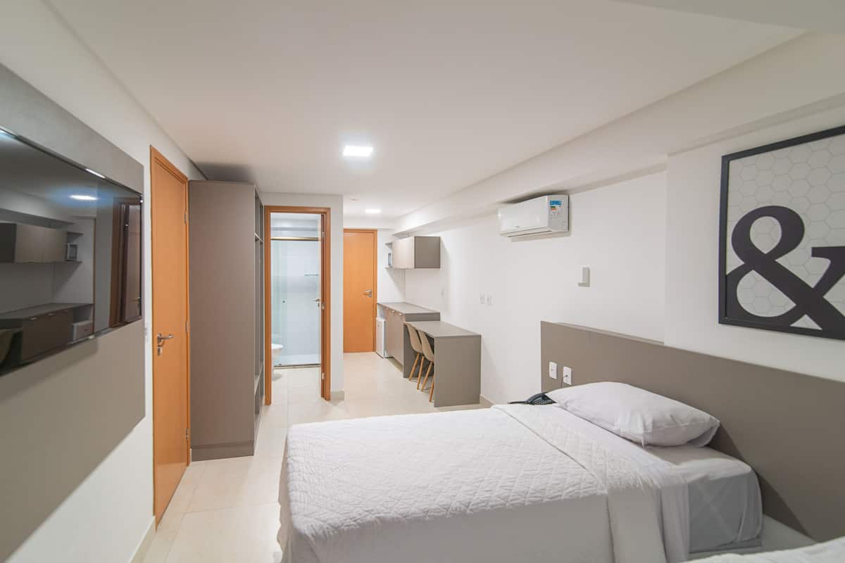 family quadruple room | minibar, individually furnished, desk, laptop workspace