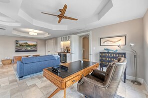 Smart TV, offices - At Sun Sea Terrace | Luxury Siesta Key Condo w/ Heated Pool, Short Walk to Beach and Village (Siesta Key)