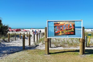 Vlak bij het strand