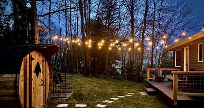 Enjoy Duluth's best trails/parks from our backyard with Outdoor Sauna