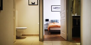 1 makuuhuone, silitysrauta/-lauta, ilmainen Wi-Fi, vuodevaatteet