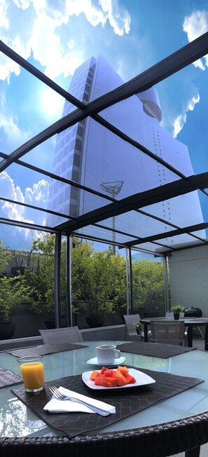 Kontinental frokost er inkludert hver dag