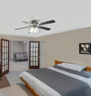7 habitaciones, escritorio, tabla de planchar con plancha y wifi gratis 