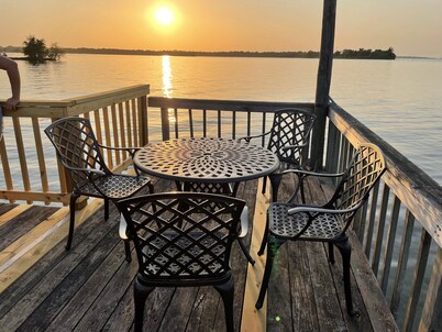 Lake Front Estate w/Private Boat Dock on 15 acres - One of a kind!