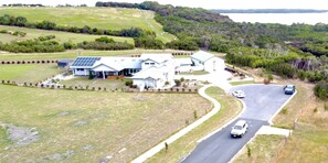 Exterior - Coastal Retreat - POOL,  SPA & FIRE. Nature boardwalk, creek & inlet. 5 bedroom. (Inverloch)