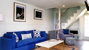 TV connectée, cheminée