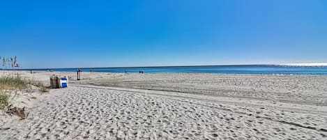On the beach