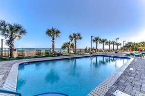 Indoor pool, a heated pool
