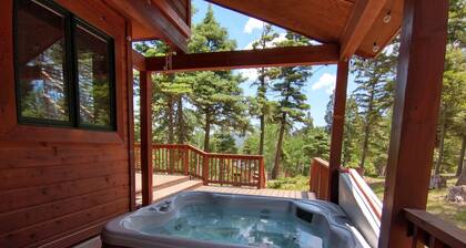 Mountain Cabin with Multi-level Decks, Views, Hot Tub, Family Memories Made Here