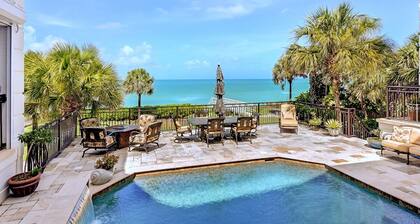 Rare private beachfront estate on Gulf of Mexico.