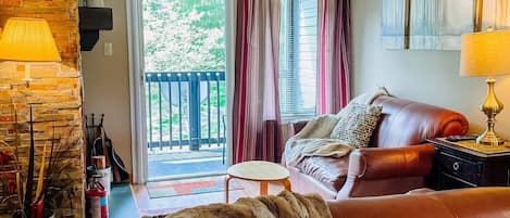 TV connectée, cheminée