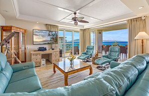 TV, DVD player, stereo