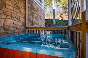 Idromassaggio all'aperto