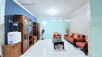 Family House, 3 Bedrooms | Living area | LCD TV