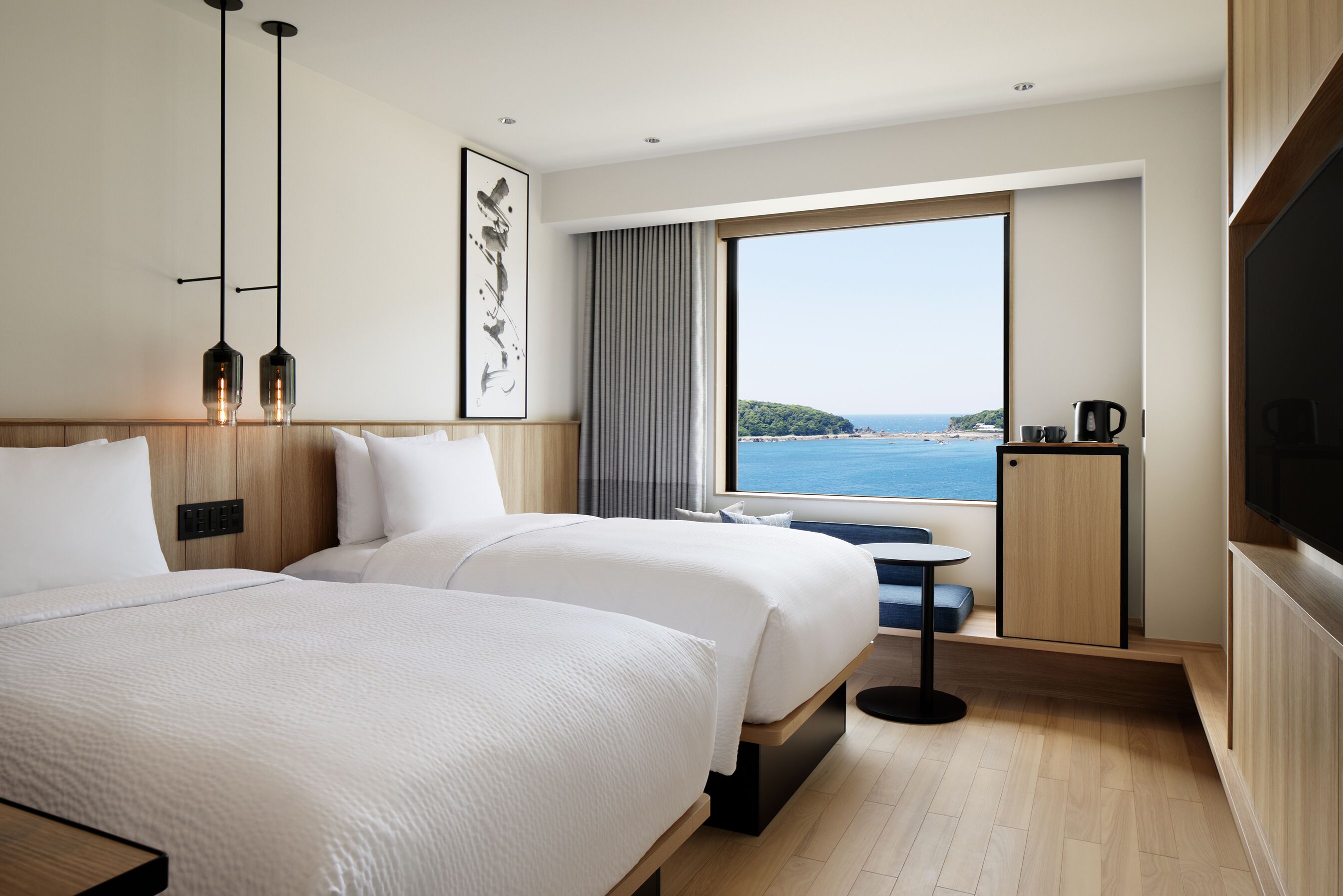Room, 2 Twin Beds, Ocean View | View from room