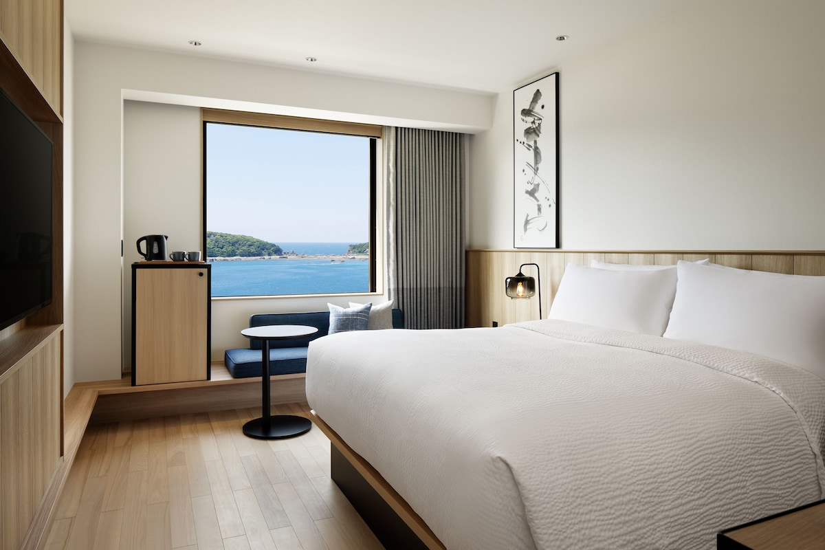 Camera, 1 letto king, vista oceano | Vista spiaggia/mare