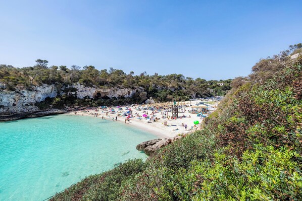 Vlak bij het strand
