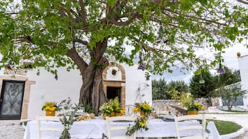 Area per ricevimenti all'aperto