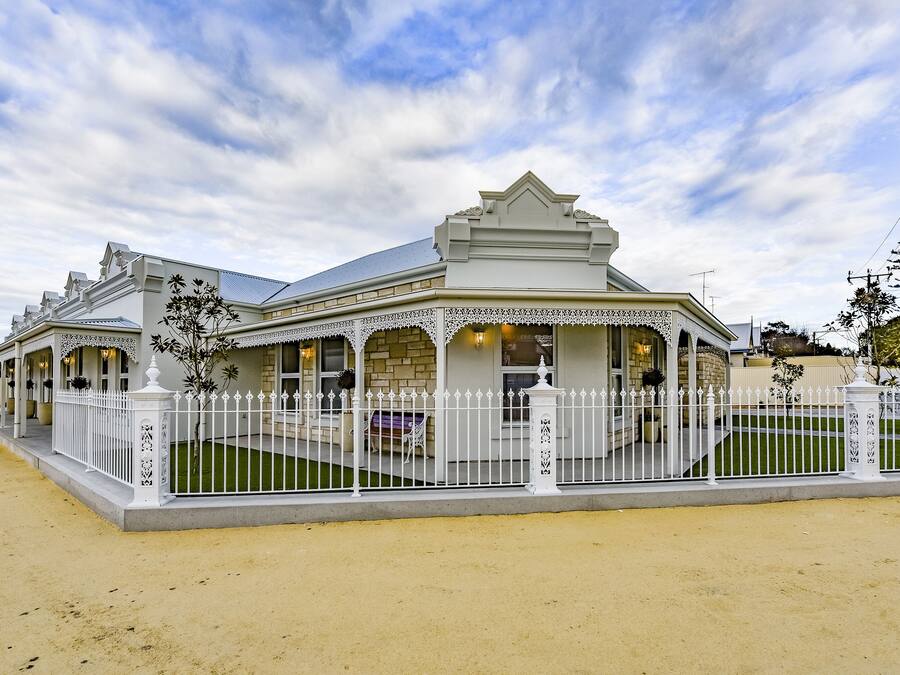 Overnatningsstedets facade