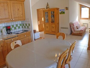 Interior - Spacious 3-room apartment with balcony and garage in Samoëns (Samoëns)