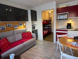 TV - Cozy studio in central Samoëns, sleeps 4, near amenities (Samoëns)