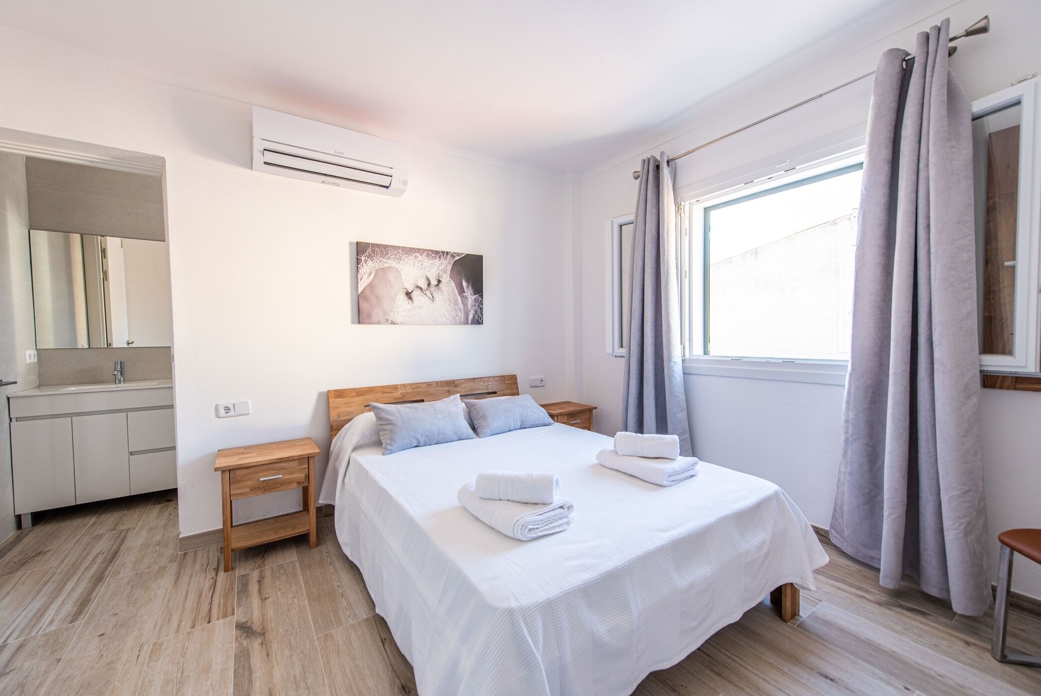 4 habitaciones y caja de seguridad en la habitación 