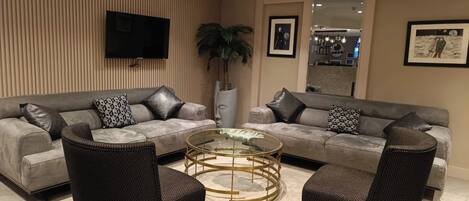 Lobby sitting area