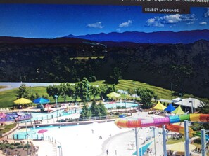 Indoor pool, outdoor pool