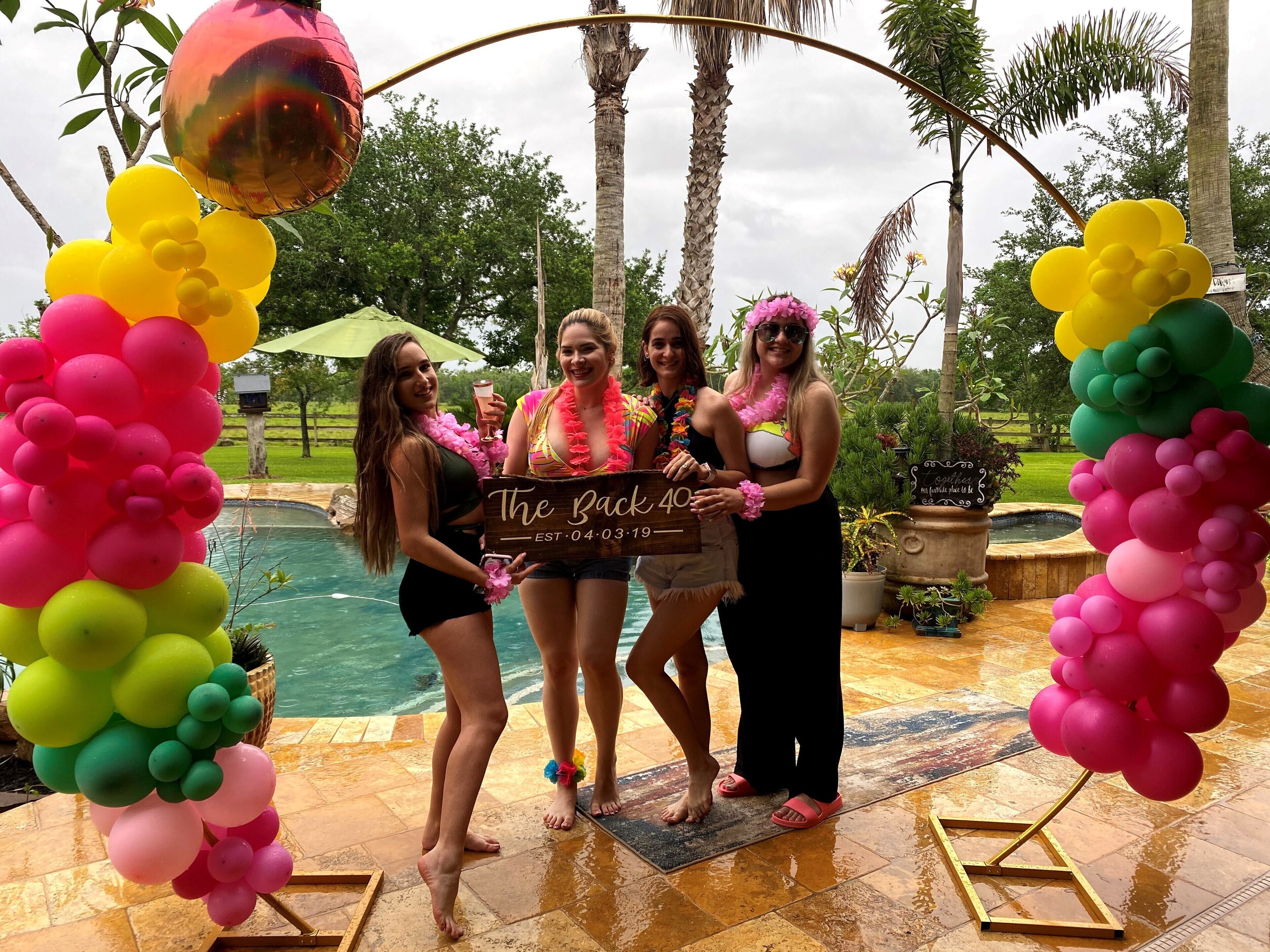 Alberca al aire libre 