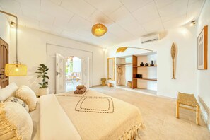 7 dormitorios, escritorio, tabla de planchar con plancha y wifi