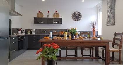 L'Atelier Gerardmer. Accessible apartment, close to downtown.