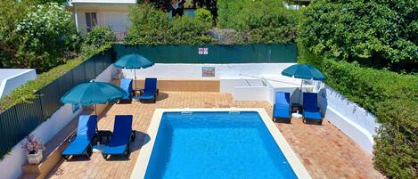 Una piscina riscaldata