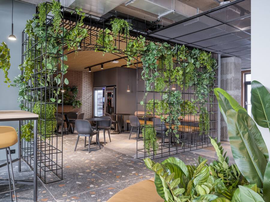 Sala de estar en el lobby