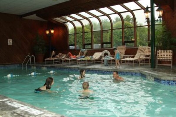 Indoor pool, a heated pool