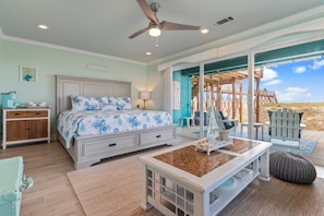 4 bedrooms, desk, iron/ironing board, free WiFi - Seabatical-Gulf Front Home with Private Beach Crossover, 3 King suites (Navarre)