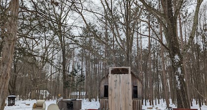 Catskills Estate with OUTDOOR SHOWER, HOT TUB, SAUNA, BAR, GYM, DOG RUN & EV HUB
