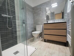 Shower, hair dryer