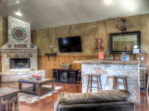 Interior - Rustic Tavern @ Frio River Vacation Rentals (Concan)