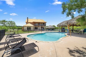 Pool - Copper Cantina, Private pool, Wi-Fi, @ Frio River Vacation Rentals (Concan)