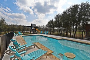 A heated pool - Cuatro Cantina Private Pool, Wi-Fi, @ Frio River Vacation Rentals (Concan)