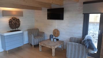 Doppia Deluxe, bagno privato, vista cortile (Scrummy Cabin) | Interni