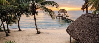 Beachfront Villa with Dock & FREE Golf Cart!