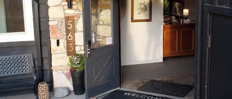 Façade de l’hébergement