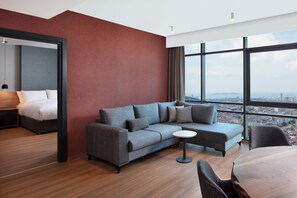 Suite, 1 chambre, vue mer | Vue de la chambre