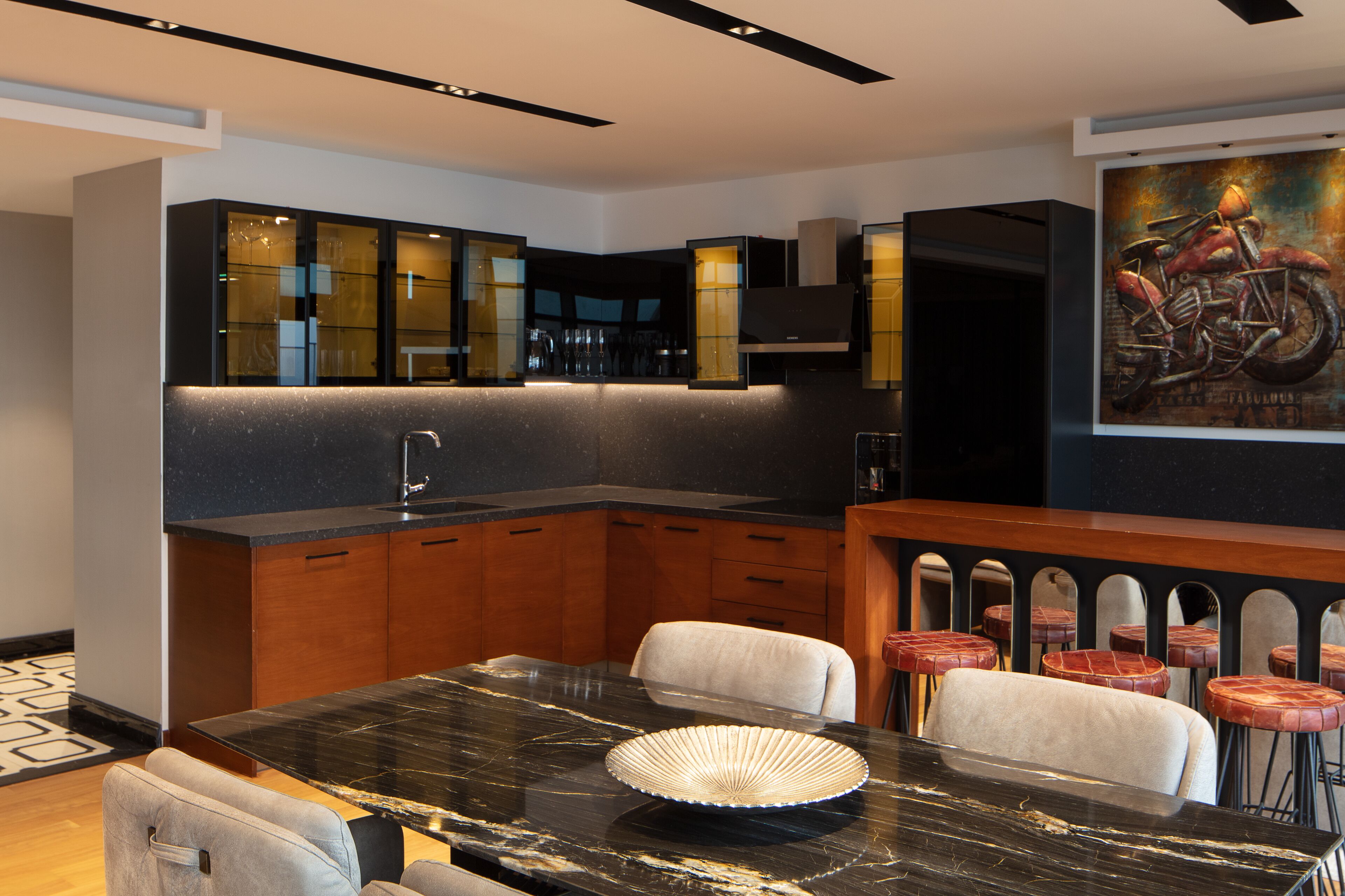 presidential suite, 1 king bed with sofa bed, sea view | private kitchen | microwave, stovetop, dishwasher, electric kettle