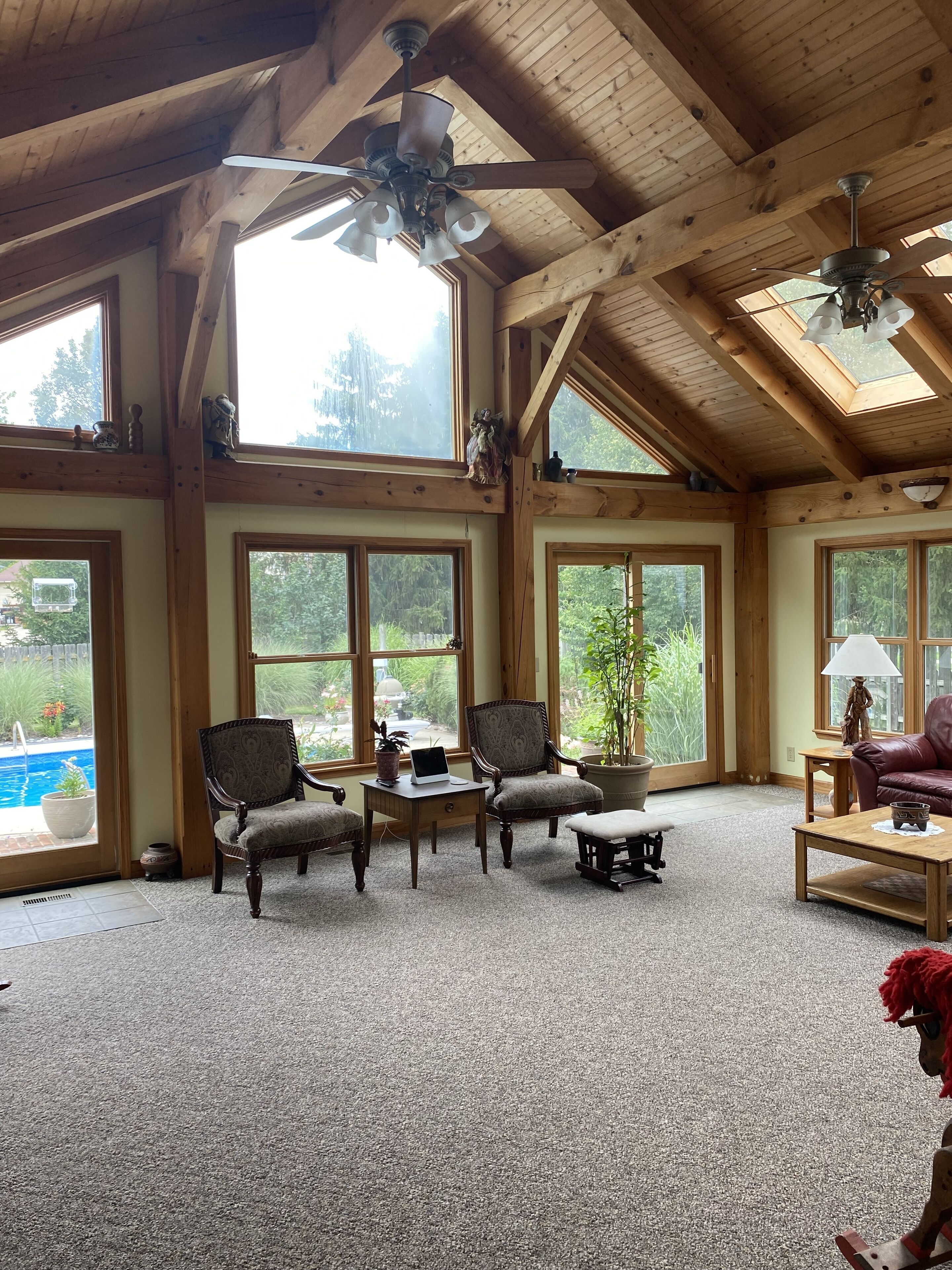 Large sunroom where everyone can gather