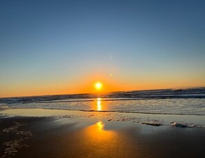 On the beach