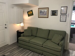 Smart TV, video games, DVD player, table football