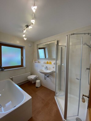 Secador de cabelo, sabonete, papel higiênico 